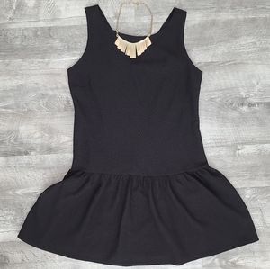 EUC RARE Maeve Black Mulligan Shift Dress Size XL